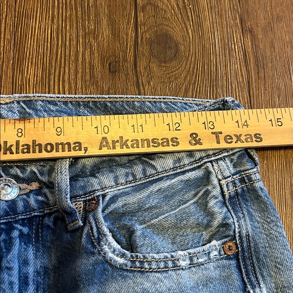 American Eagle Outfitters Light Blue Wide Leg Jeans - Picture 3 of 7